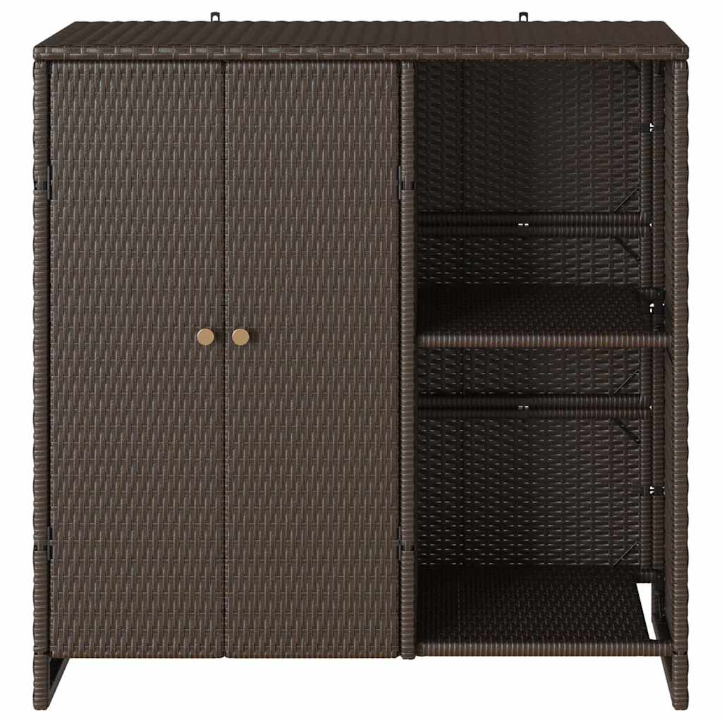 Storage Cabinet With Storage 100 X 36 X 102 Cm Rattan