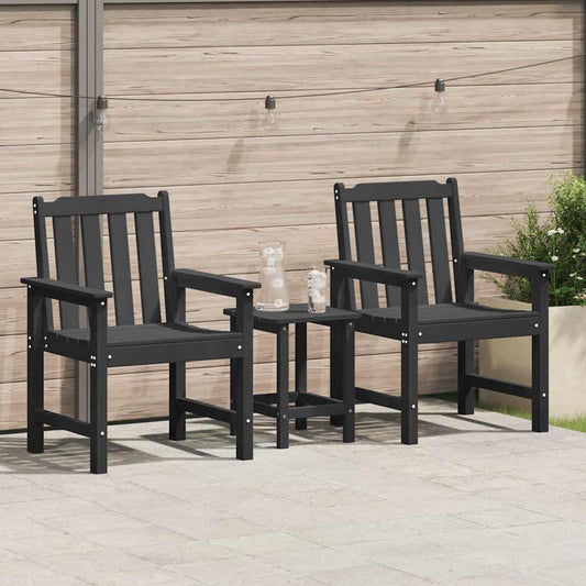 Garden Dining . 2 Pcs 65.5 X 59 X 88Cm Hdpe