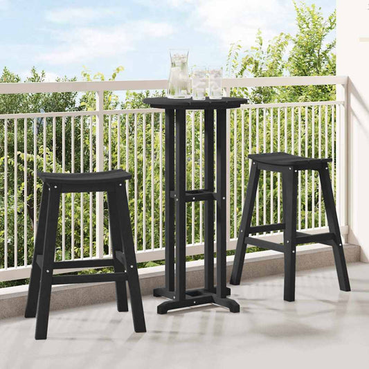 Bar Stool 2 Pcs 52 X 43 X 73.5Cm Hdpe