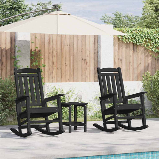 Garden Rocking Chair 2 Pcs 70 X 92 X 108Cm Plastic