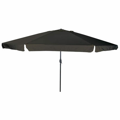 Garden Parasol White And Black 395 X 395 X 245 Cm