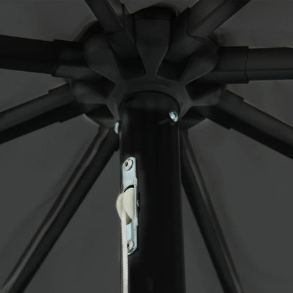 Garden Parasol And Black 395 X 395 X 245 Cm