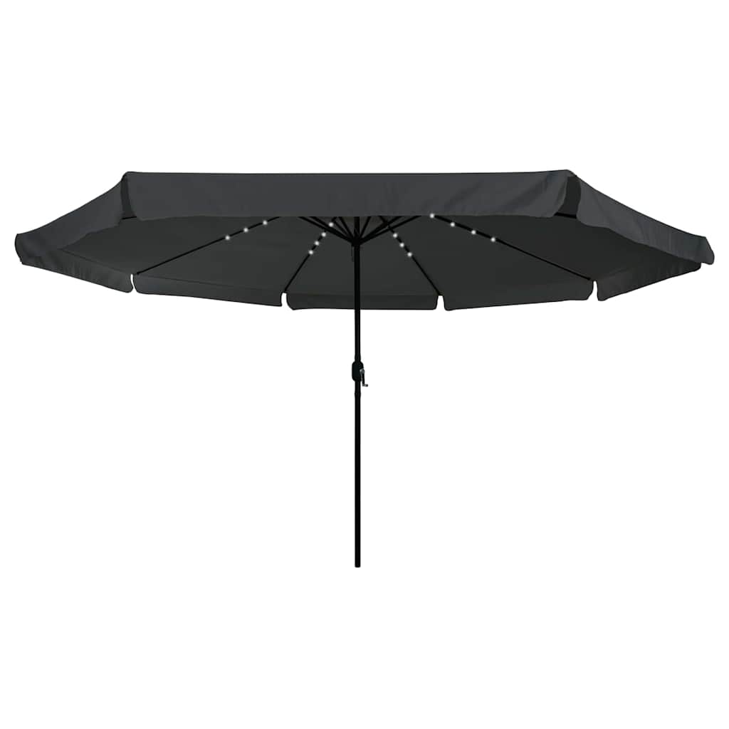 Garden Parasol And Black 395 X 395 X 245 Cm