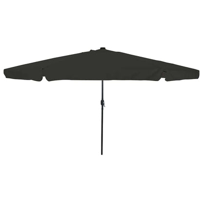 Garden Parasol And Black 395 X 395 X 245 Cm