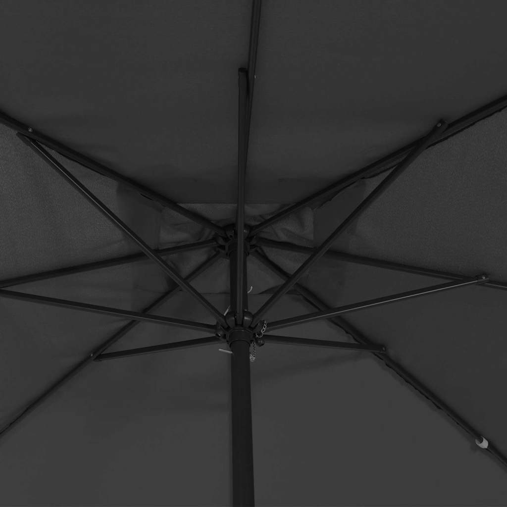 Garden Parasol And Black 295 X 295 X 245 Cm
