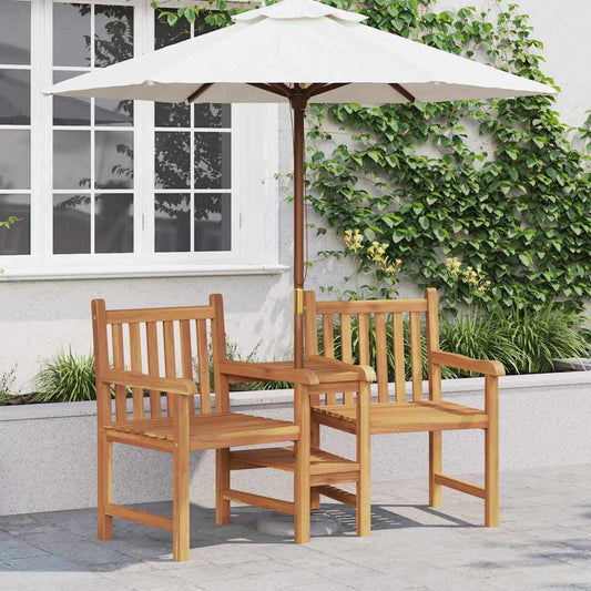 Outdoor Chairs Brown 152 X 63 X 89 Cm Solid Teak Wood