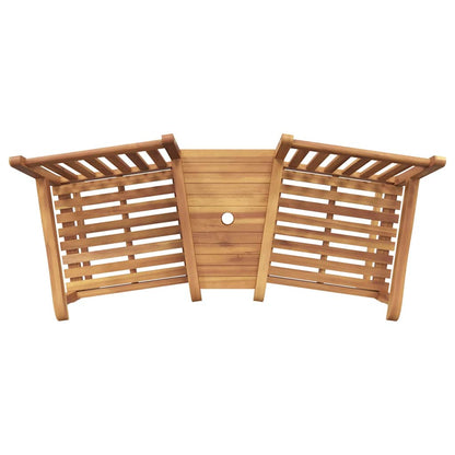 Outdoor Chairs Brown 152 X 63 X 89 Cm Solid Teak Wood
