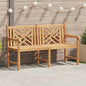 Garden Bench Brown 150 X 60 X 90 Cm Solid Teak Wood