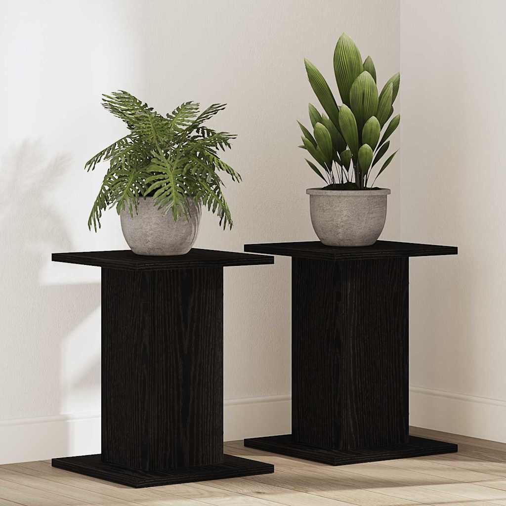 Plant Stands 2 Pcs Engineered Wood