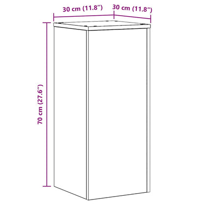 Plant Stand 2 Pcs Engineered Wood