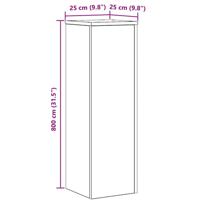 Plant Stand 2 Pcs Engineered Wood