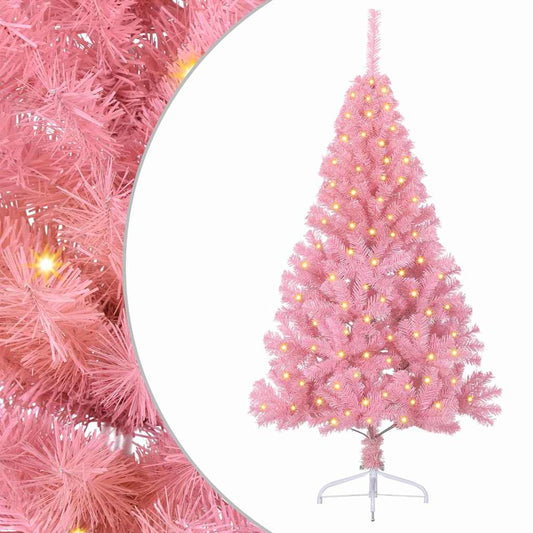 Artificial Pre-Lit Christmas Tree With 150 Leds Pvc