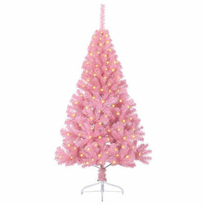 Artificial Pre-Lit Christmas Tree With 150 Leds Pvc