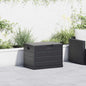 Garden Storage Box Anthracite 77.5 X 54.5 X 53 Cm Plastic