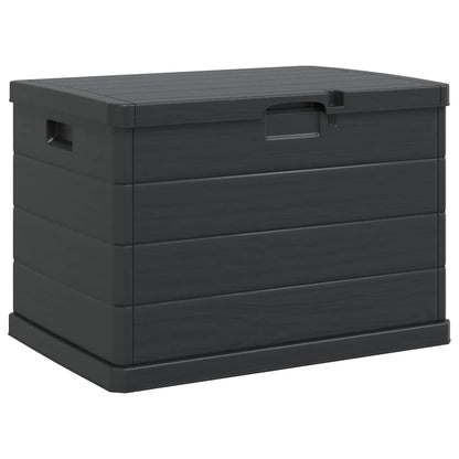 Garden Storage Box Anthracite 77.5 X 54.5 X 53 Cm Plastic