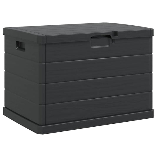 Garden Storage Box Anthracite 77.5 X 54.5 X 53 Cm Plastic