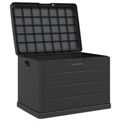 Garden Storage Box Anthracite 77.5 X 54.5 X 53 Cm Plastic