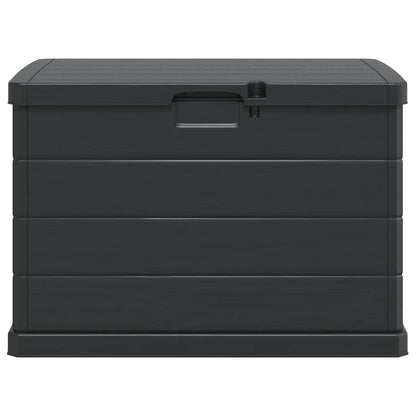 Garden Storage Box Anthracite 77.5 X 54.5 X 53 Cm Plastic
