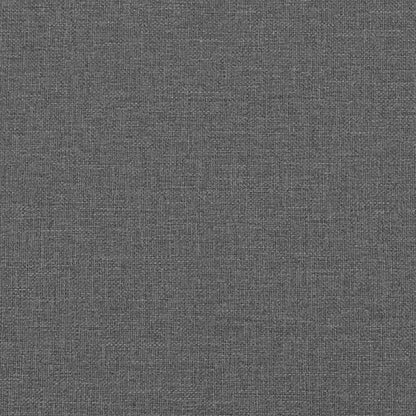 Storage Bed With Mattress Dark Grey 153 X 203 Cm Fabric