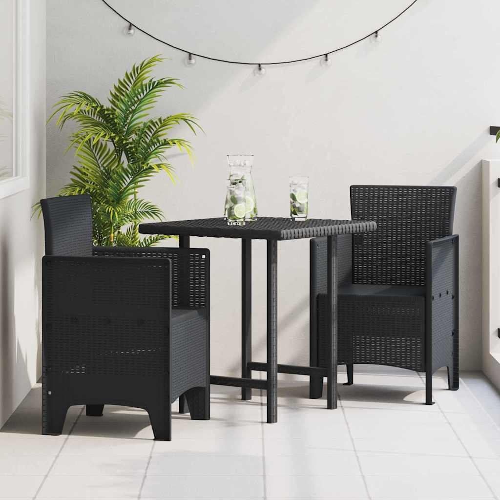 Garden Chair 2 Pcs 53 X 49 X 85 Cm Pp