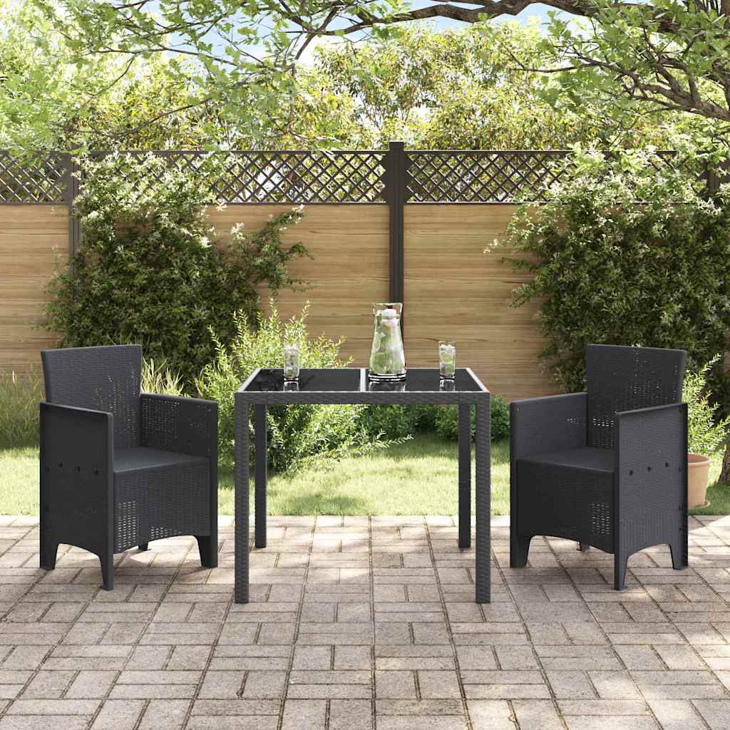 Garden Chair 2 Pcs 53 X 49 X 85 Cm Pp