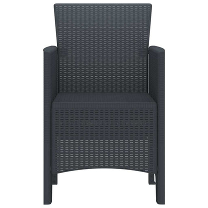 Garden Chair 2 Pcs 53 X 49 X 85 Cm Pp