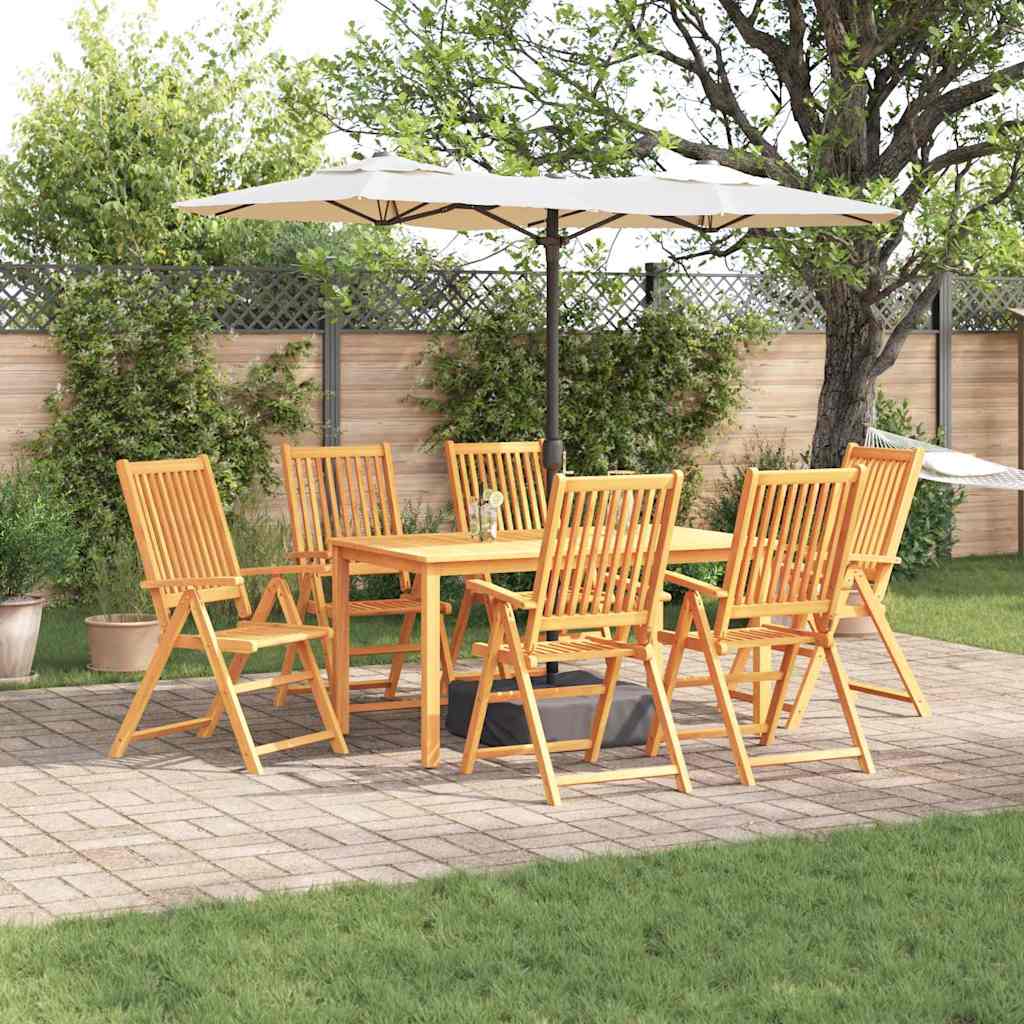9 Piece Garden Dining Set Solid Wood Acacia
