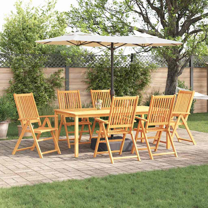 9 Piece Garden Dining Set Solid Wood Acacia
