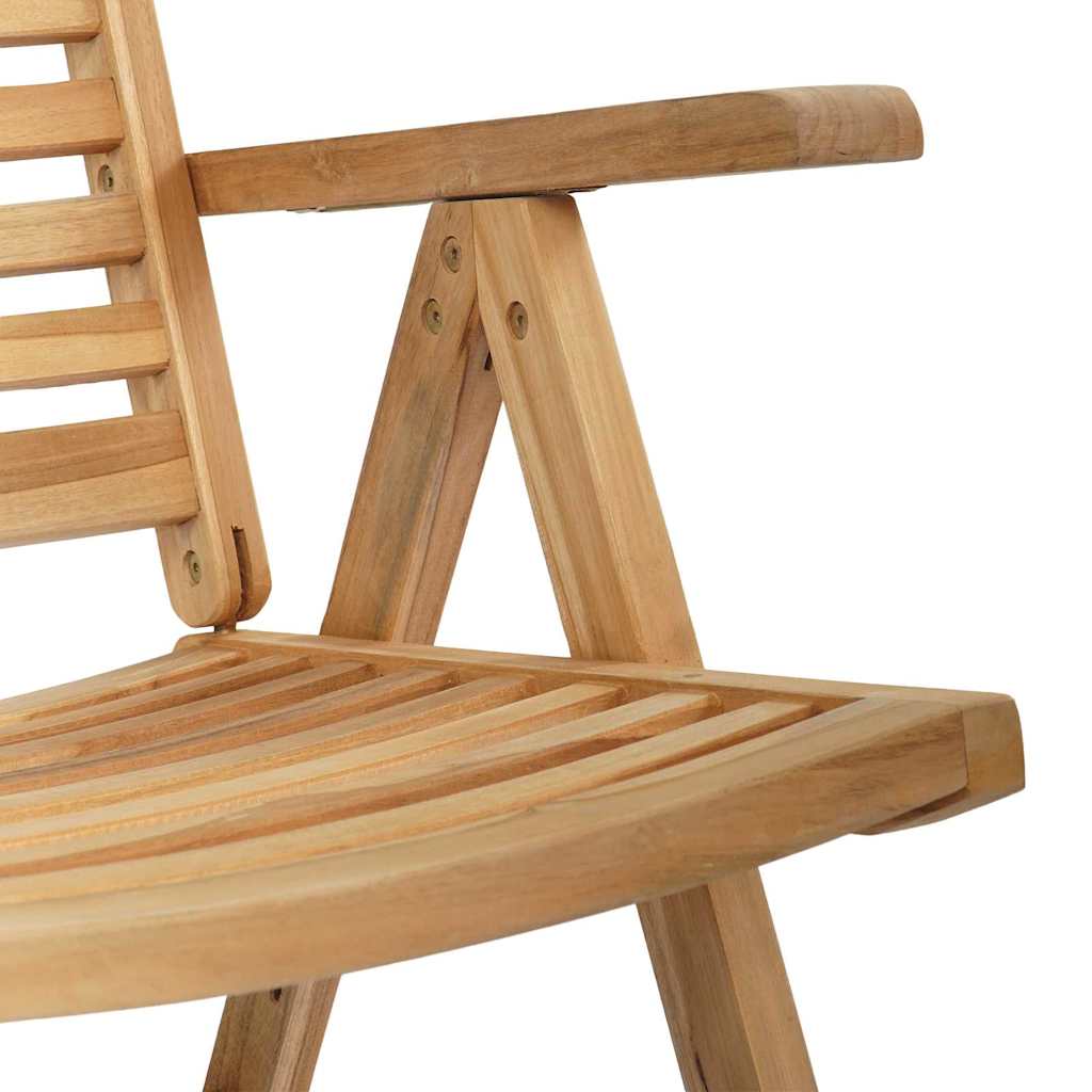 Garden Chair 4 Pcs Brown 52 X 64.5 X 108 Cm Solid Teak Wood