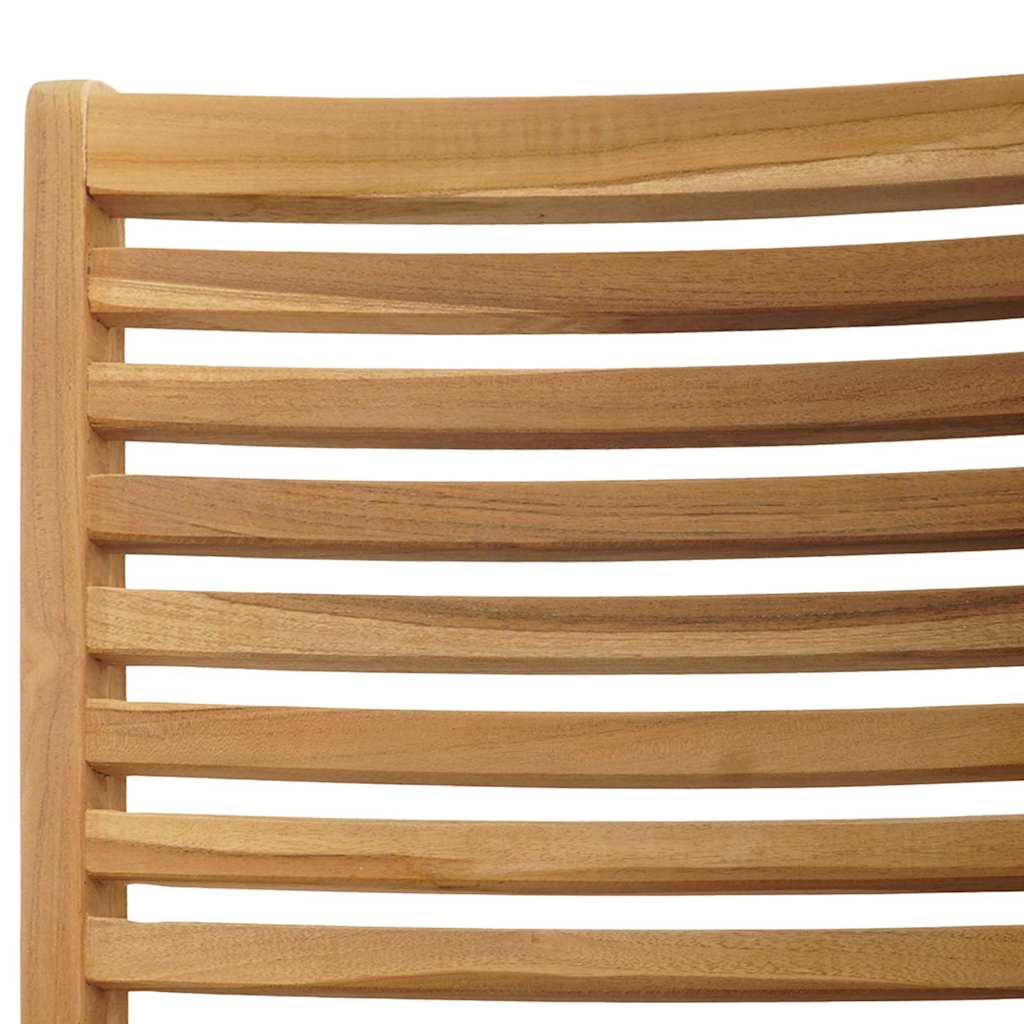 Garden Chair 4 Pcs Brown 52 X 64.5 X 108 Cm Solid Teak Wood