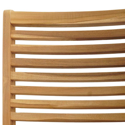 Garden Chair 4 Pcs Brown 52 X 64.5 X 108 Cm Solid Teak Wood