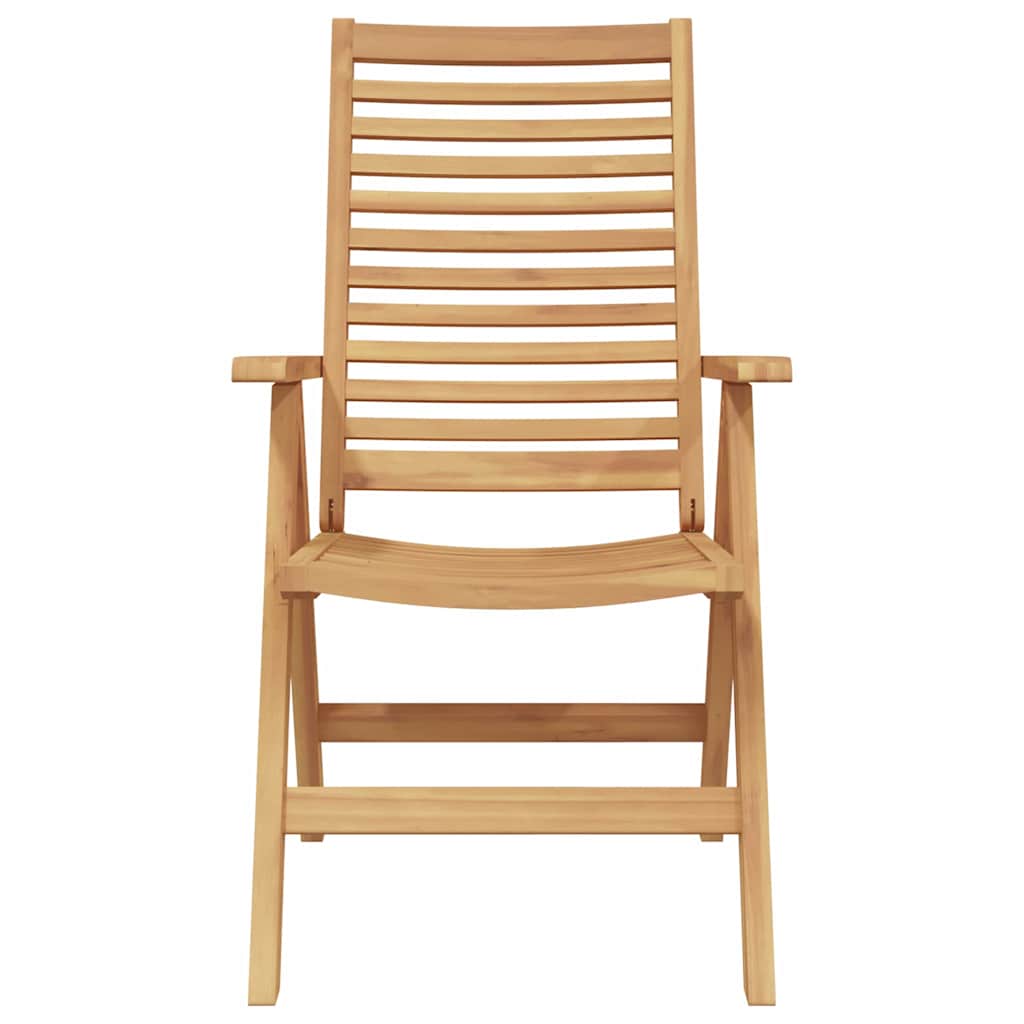Garden Chair 4 Pcs Brown 52 X 64.5 X 108 Cm Solid Teak Wood