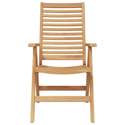 Garden Chair 4 Pcs Brown 52 X 64.5 X 108 Cm Solid Teak Wood