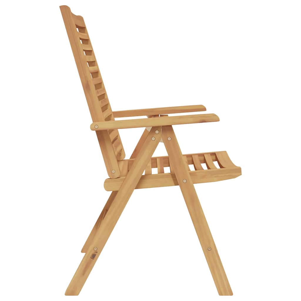 Garden Chair 4 Pcs Brown 52 X 64.5 X 108 Cm Solid Teak Wood