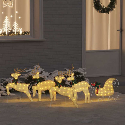 Led Reindeers 3 Pcs Warm White