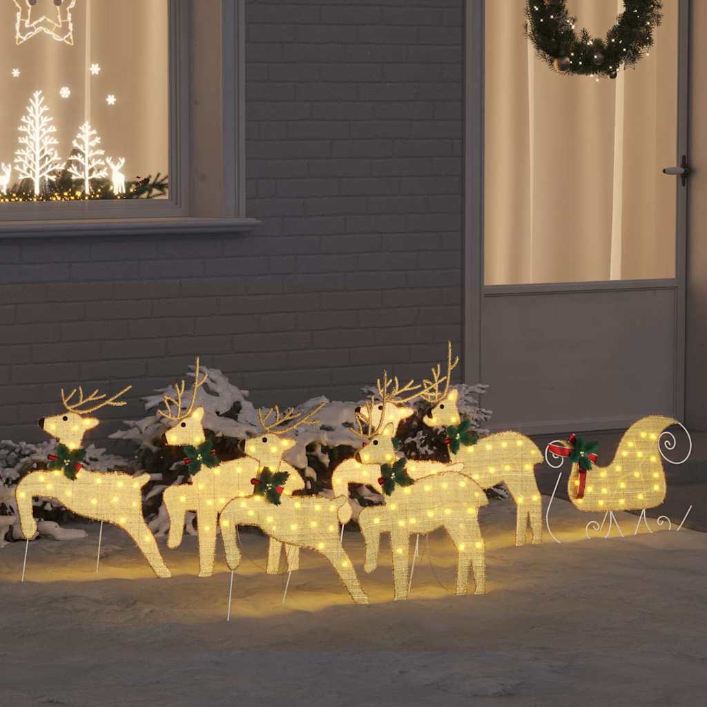 Led Reindeers 3 Pcs Warm White