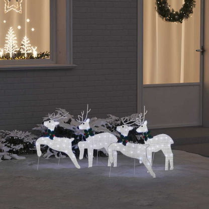 Led Reindeers 2 Pcs Warm White