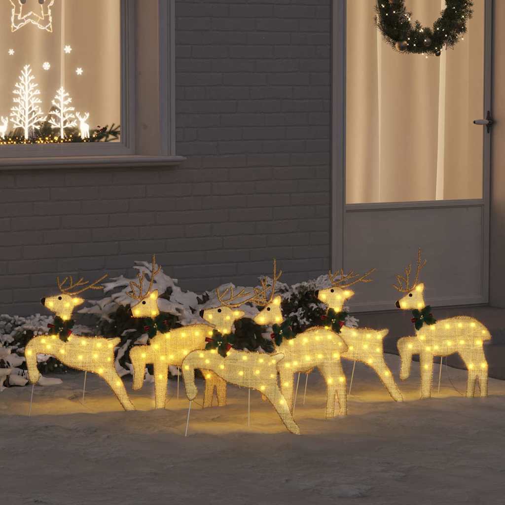 Led Reindeers 2 Pcs Warm White