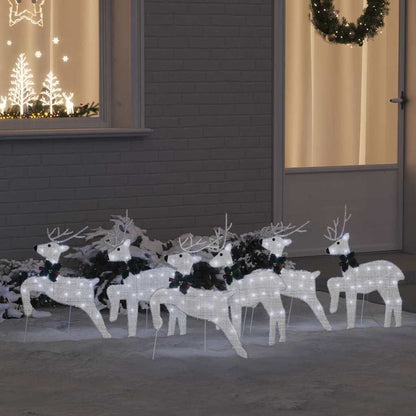 Led Reindeers 2 Pcs Warm White