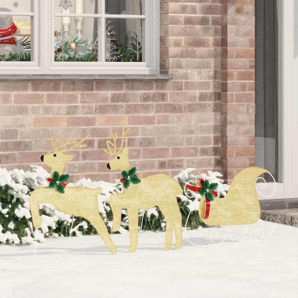 Led Reindeers 3 Pcs Warm White