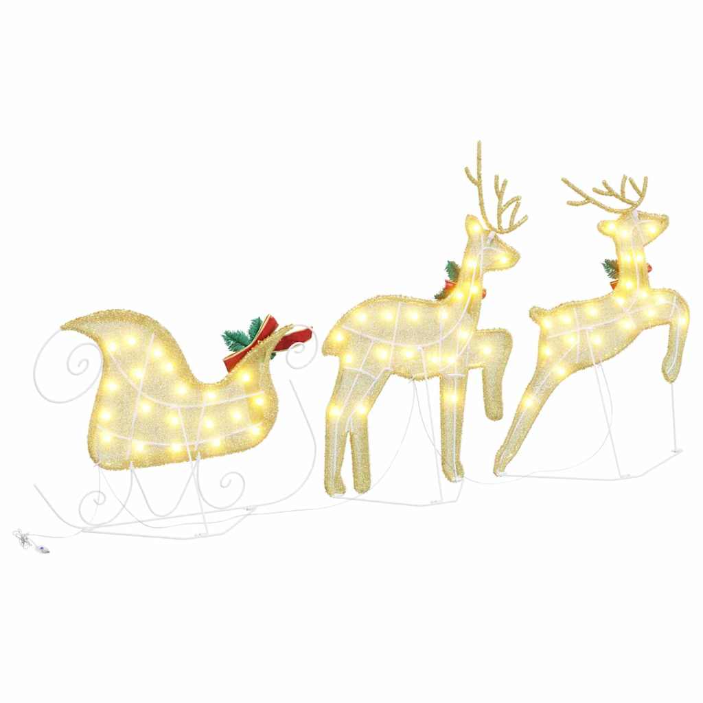 Led Reindeers 3 Pcs Warm White