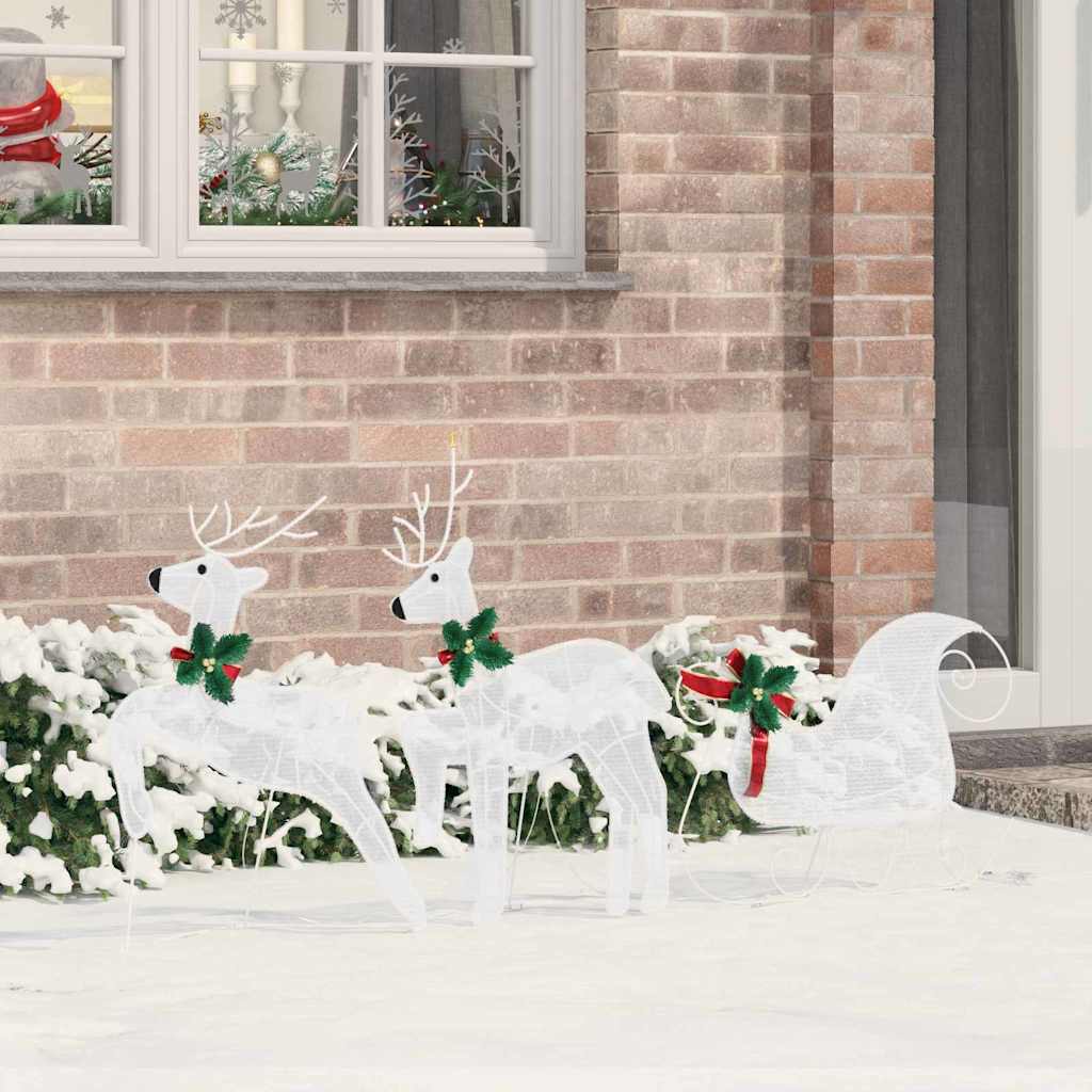 Led Reindeers 3 Pcs Warm White