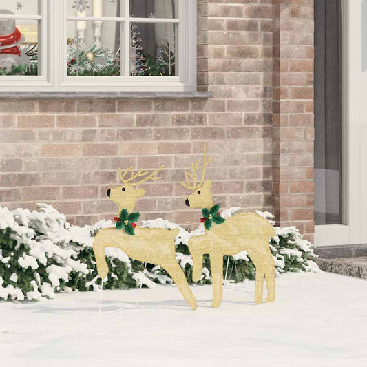 Led Reindeers 2 Pcs Warm White