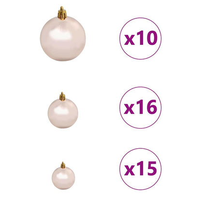 Artificial Pre-Lit Christmas Tree With Ball Set Green 400 Cm