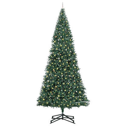 Artificial Pre-Lit Christmas Tree Green 500 Cm Pvc