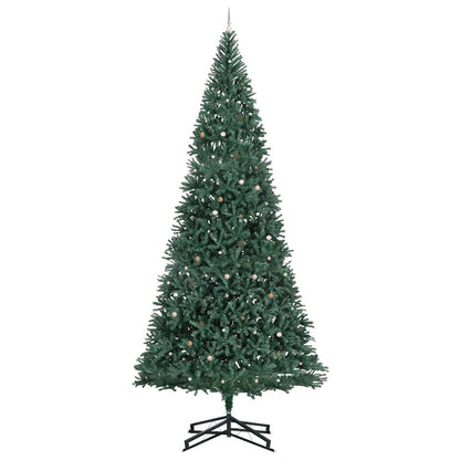 Artificial Pre-Lit Christmas Tree Green 500 Cm Pvc