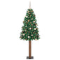 Slim Pre-Lit Christmas Tree With Ball Set Pvc