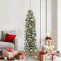 Artificial Slim Christmas Tree With Stand Pvc