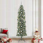Artificial Slim Christmas Tree With Stand Pvc