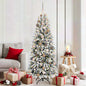 Artificial Christmas Tree With Flocked Snow Pvc&Pe